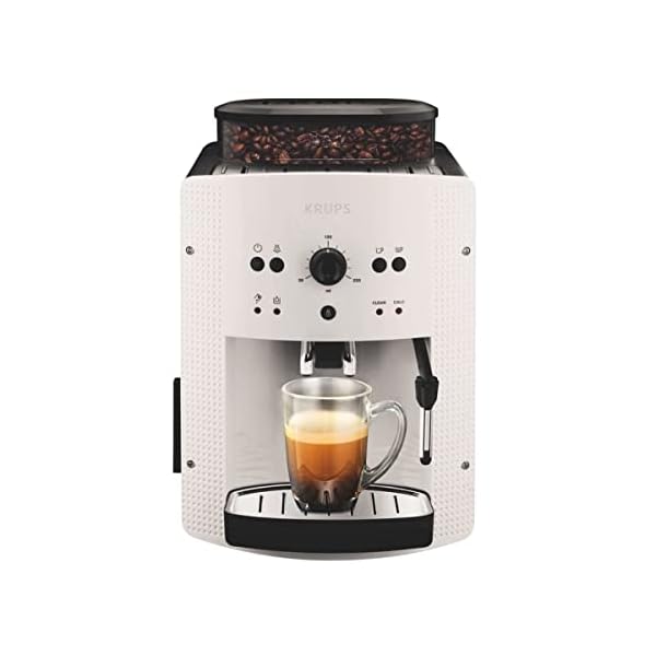 Krups Roma EA8105 - Cafetera superautomática 15 bares de presión, 3 niveles intensidad café