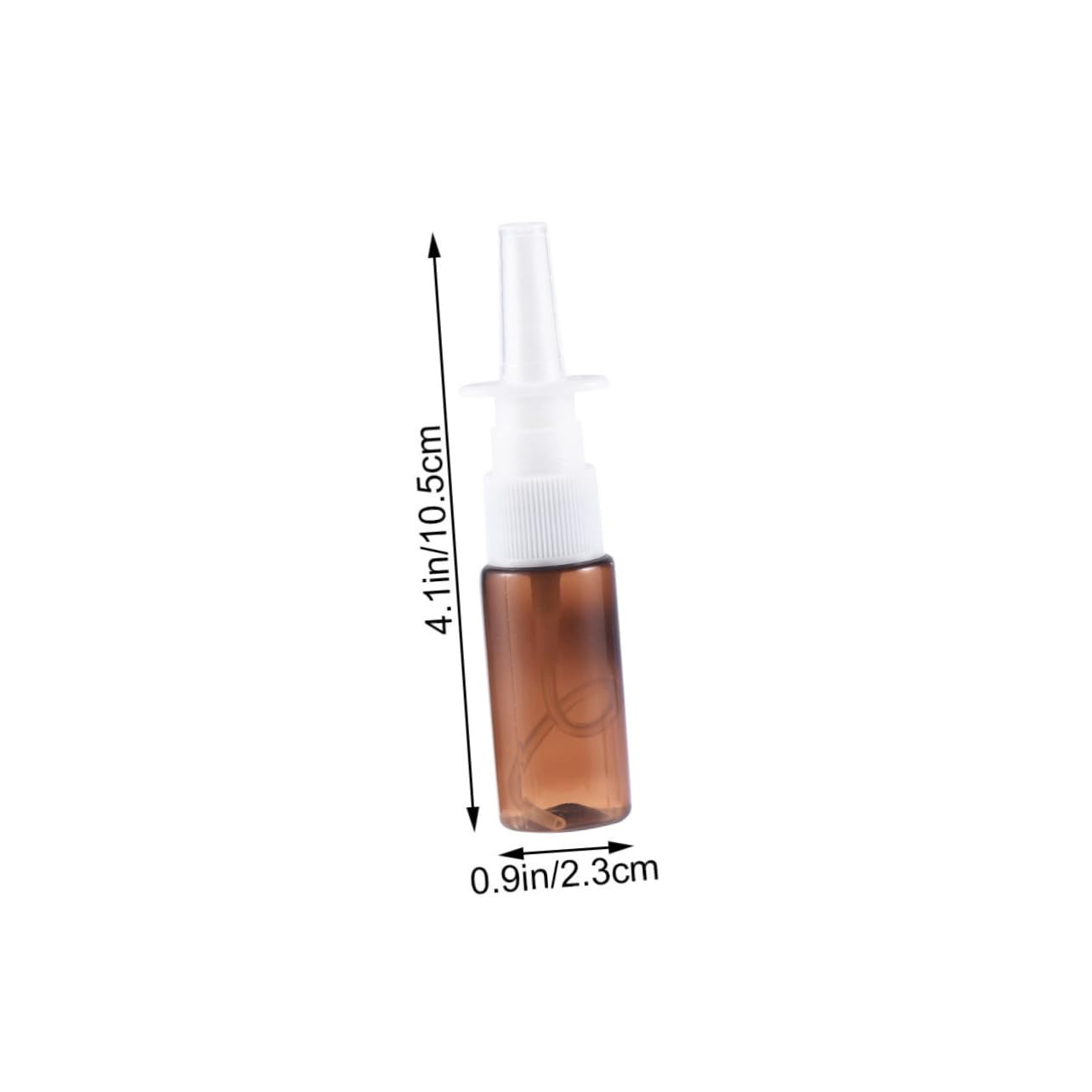 POPETPOP 100pièces Bouteilles De Spray Recharges Pet Marron Pulvérisateurs De Brume Fines Pour Voyage Et Usage