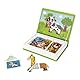 Janod - MagnetiBook Animals - Part Educational Magnetic Game Teaches Fine Motor Skills and Imagination - Suitable for Ages 3 and Up, J02723, Weiß