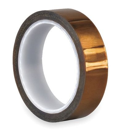 Film Tape, Polyimide, Amber, 3/4 In x 36 Yd