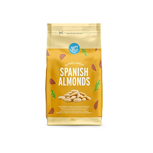 Marca Amazon - Happy Belly Almendras españolas, 200g, Paquete de 7