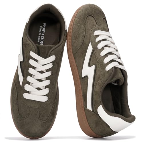 Image of Project Cloud Non-Slip Fashion Sneakers for Women, Lace-Up Shoes