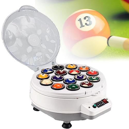 Máquina pulidora de bolas de billar automática de aluminio para 22 bolas 110V 2