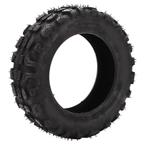 Electric Scooter Tire,90/65?6.5 Rubber Vacuum Tire Thickened Off Road Vacuum Tubeless Tire for Electric Scooter Rubber Tires Replacement Electric Modification Accessories