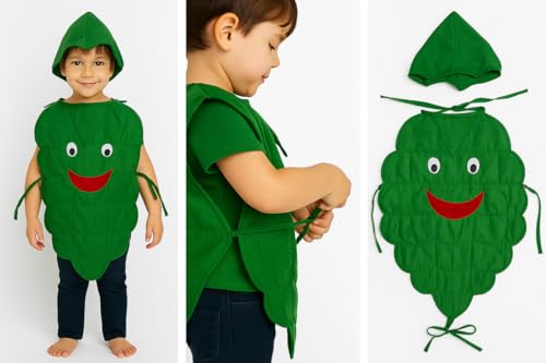 Image of FancyDressWale Fruit & Vegetable Fancy Dress Costume for Kids | Free Size 2-10 Years | School Fancy Dress, Stage Shows, Theme Parties
