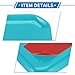 VekAuto 5 Pcs Door Bowl Cover Trim Compatible for Jeep Wrangler JL 2018-2022 ABS Light Blue Exterior Accessories