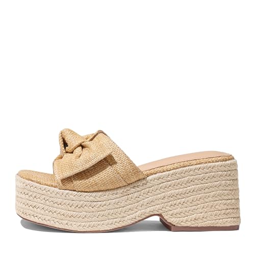 Image of Erocalli Women's Espadrilles Platform Sandals Wedges Slides Sandals Open Toe Fashion Summer Outdoor Beach Sandals