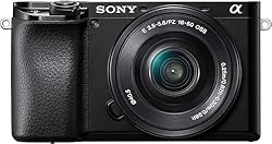 Sony ILCE6100AKB.CEC Alpha 6100 Cámara Evil APS-C ...: ENFOQUE AUTOMÁTICO RÁPIDO Y PRECISO: 0.02s AF, seguimiento en tiempo real y Eye AF para mantener a tu sujeto nítido en cualquier situación LLEVATELA A TODAS PARTES: con un diseño compacto y ligero, la A6100 es óptimo tanto para captura en viajes como...