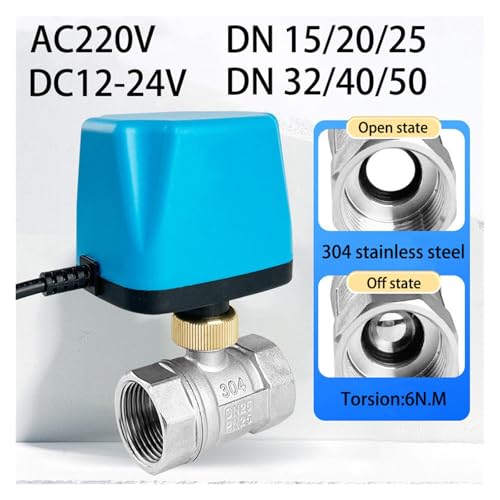 Vanne à bille en acier inoxydable DN40 contre blocage eau - 3