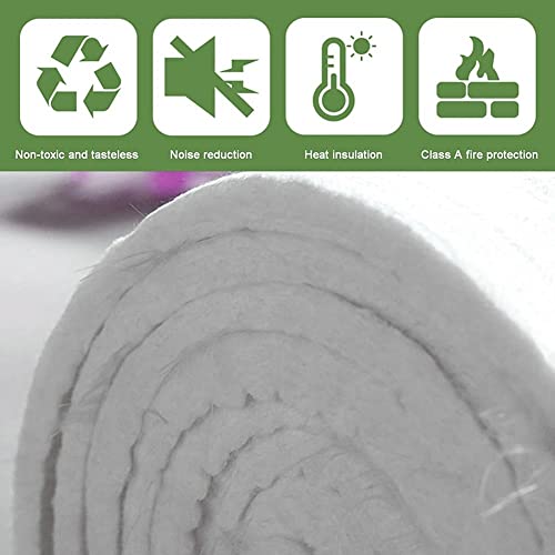 Manta ignífuga de cerámica, resistente al calor 2400F, aislamiento para hornos de forja, hornos de pizza y control de ruido automotriz