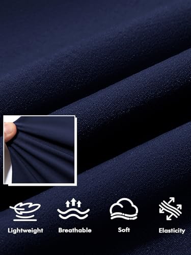 Runcati Mens Golf Pants Stretch Work Dress Pants 30