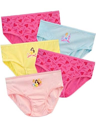 Disney Bragas Paquete de 5 Princessa para Niñas Rosa | Ya disponible en tu tienda friki favorita! En mundofriki.es!
