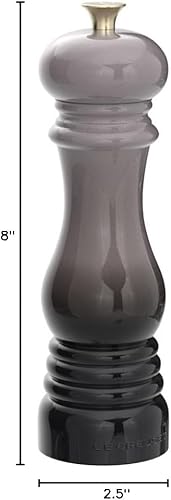 Miniatura 5 de Molinillo de pimienta Le Creuset of América, 8 pulgadas, color blanco, Ostra