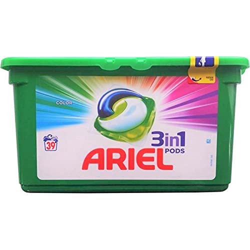 Ariel Pods Color 39 lavages lessive capsule tout en un entretien linge couleur