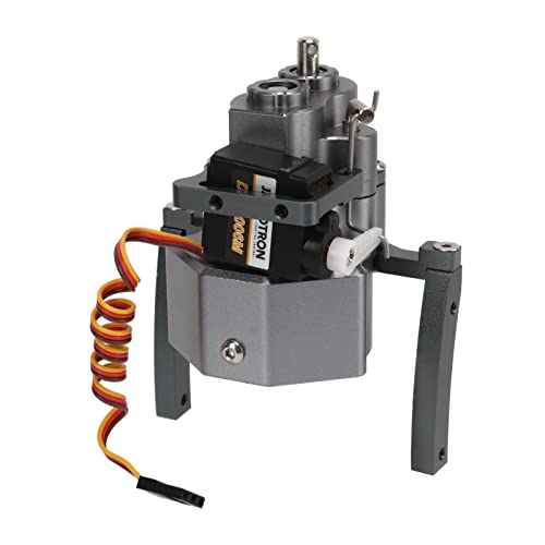 VBESTLIFE RC Transfer Case Kit RC Kit Front for SCX10, Easy Assembly Anodized RC Set Accurate Size RC Transfer Case for 1/10 Crawler Party Favors (#3)