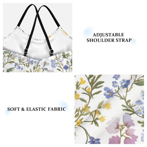 Vintage Wildflowers Girls One Piece Swimsuit Beach Swimwear 208610053