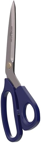 Miniatura 6 de Klein Tools 7310 Tijeras de recortadora dobladas de alta resistencia, fabricadas en Estados Unidos, tijeras ambidiestras grandes de acero inoxidable