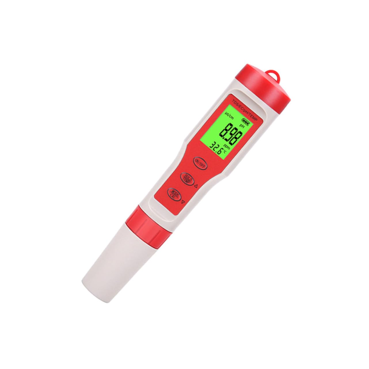 Misuratore Digitale della Qualità Acqua Tester Ph Ec Temperatura Funzione Leggero Portatile Facile da Calibrare e Leggere