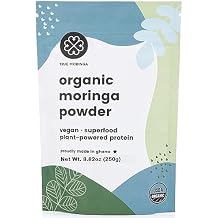 Organic Moringa Powder | 100% Regenerative Organic Raw Moringa Powder, Certified USDA. Non-GMO 250g