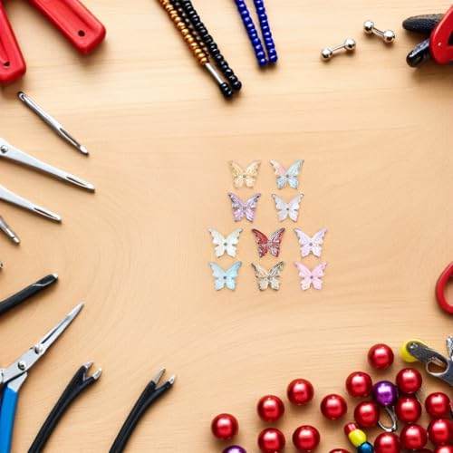 Cuentas de vidrio multicolores DIYEAH de 200g para crear joyas personalizadas sin límites 5