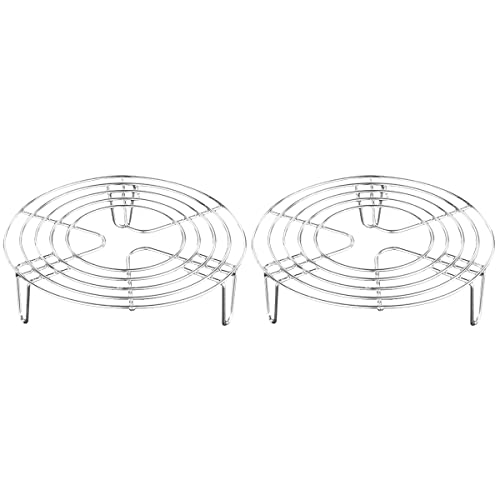Rejillas de refrigeración for cocinar redondas Soporte de cocina Rejilla redonda for rejilla de cocción al vapor y freidora de aire Rejilla de cocción al vapor for freidora de aire ure Cocina Horno 20