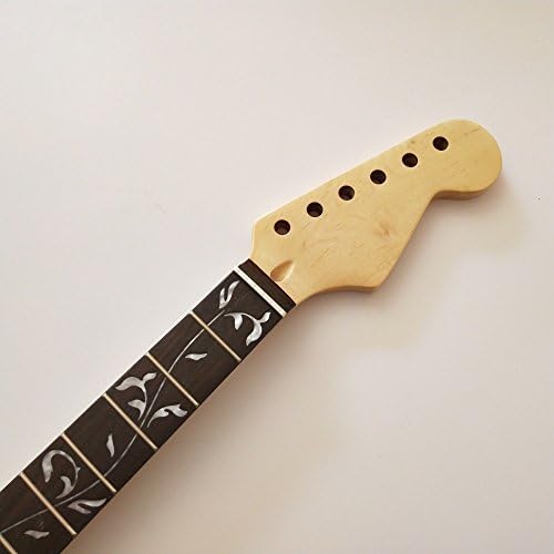 wang music1980 Maple 22 Frets guitar neck Replacement rosewood Fingerboard for ST style Electric Guitar part