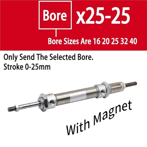 Cylindre pneumatique MAJ32 mini vérin de commande d'air comprimé 32mm stroke 25 - 2