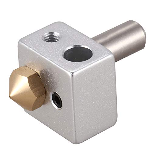 Qusedwey MK10 Hotend Kit For 3D Printer | M7 Nozzle And Throat With PTFE Tube And Aluminum Heater Block | Improved Versi