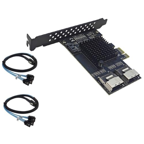 Tarjeta de expansión PCIE a SFF-8087 soluciona la falta de puertos SATA en placas base