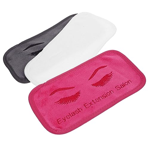 Beatifufu Eyelash Extension Forehead Support Soft Lash Lift Pads for Salon Reusable Lash Headband