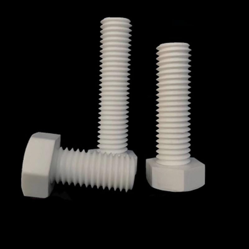 M12 External Hex Screw Polypropylene Insulation Screws Plastic Bolts 25-150mm Length - (Size: M12 x140mm(2pcs))