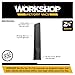 WORKSHOP Wet/Dry Vacs Shop Vacuum Accessories WS25002A Crevice Tool Attachment for Wet Dry Vacuum Cleaners, Fits 2-1/2-inch Extension Wands and Hoses