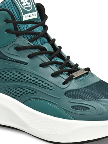 Image of OFF LIMITS Gladiator EXPLOREX Sneakers for Men | Lightweight Breathable Comfortable High-Top Shoes for Men | Shock-Absorption Technology for Sports, Fashion, Walking, Hiking | Casual Workout Footwear | Mens Boots