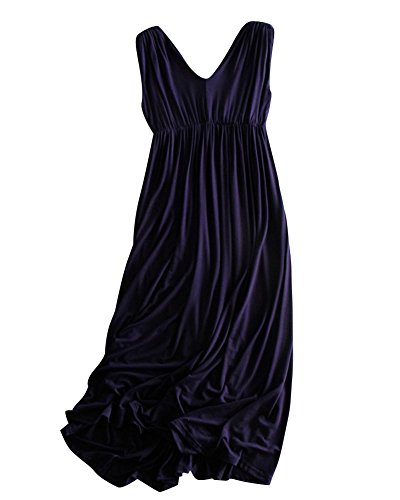 Mujer Premamá Elegantes Sin Mangas V Cuello Largos Vestidos De Coctel Fiesta Ceremonia Armada Talla única