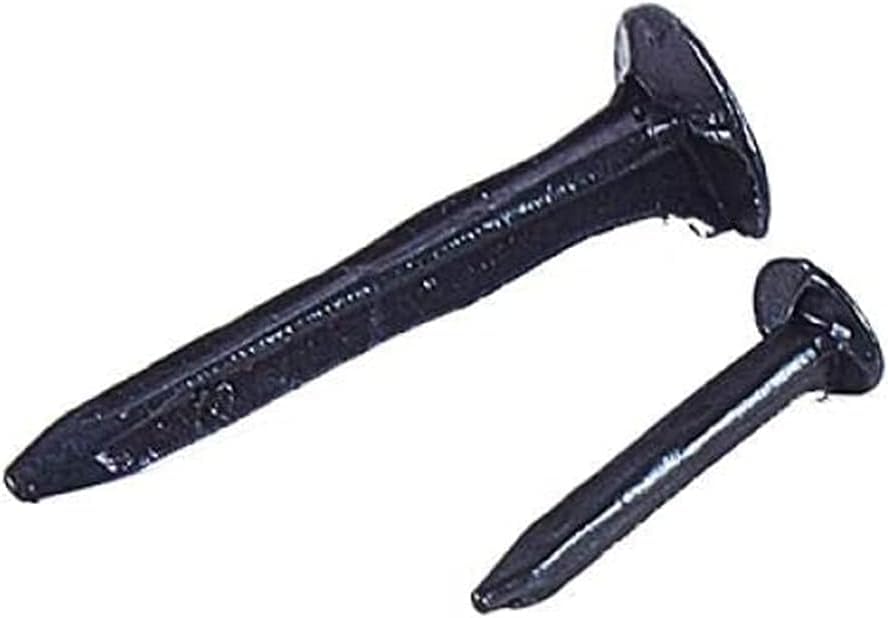 Clavos surtidos para madera, clavos pequeños de hierro negro de 13 mm, paquete de aproximadamente 100 gramos miniatura 5