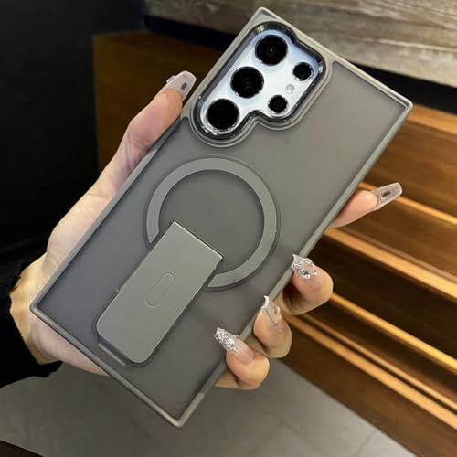 Étui magnétique pliable S25 Plus, la coque antichoc mat pour le bureau