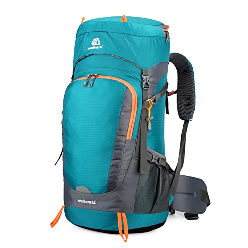 ERYUE mochila de caminhada,Mochila de caminhada 65L resistente à água com capa de chuva Mochila de viagem esportiva ao ar livre para camping escalada montanhismo