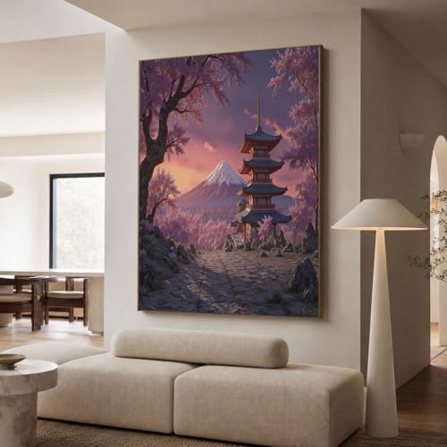 Poster mural japonais grand format pour salon et chambre