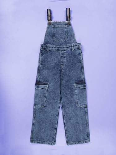 Image of KiddoPanti Boys Denim Dungaree Pant