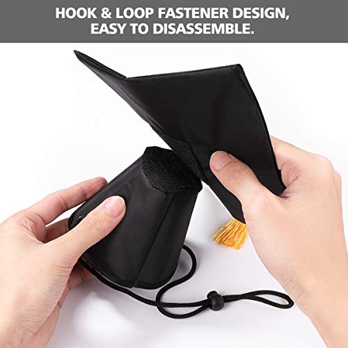 Gorro de graduación para perros doctor ajustable miniatura 5