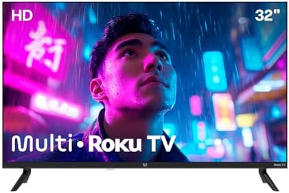 Smart TV DLED 32 HD Multi Essencial Roku 3HDMI 2USB Wi-Fi