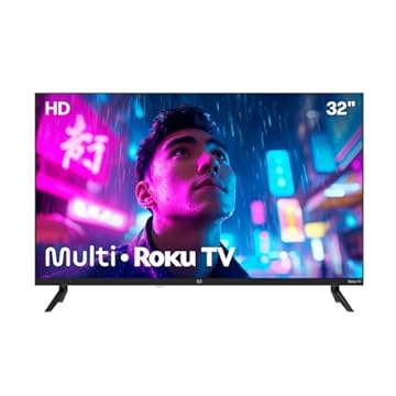 Smart TV DLED 32 HD Multi Essencial Roku 3HDMI 2USB Wi-Fi