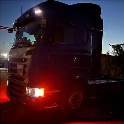 Luces LED de señal de giro con DRL para camiones Scania P230, G480 y R480, par de indicadores OEM 5