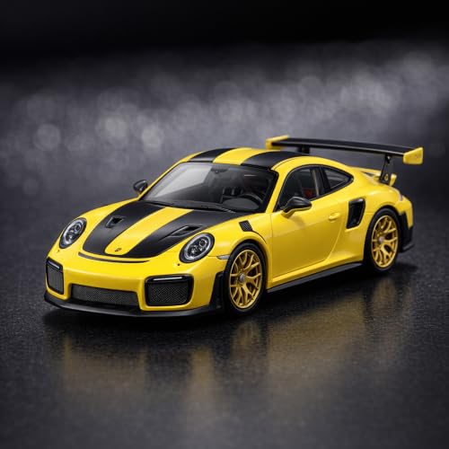Image of Wizplex CCA Officially Licensed Porsche 911 GT2 RS 1:64 Scale Die Cast Metal Car - Collectible Alloy Sports Coupe Model with Free-Rolling Wheels, Display Showpiece for Kids 3+ & Car Enthusiasts