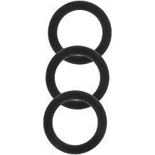 Recorder Rubber Idler Pulley Belt 3pcs Black for Machines