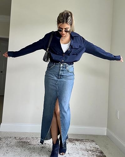 Onedreamer Women's Military Safari Cropped Jackets Button Down Lightweight Oversized Utility Anorak Coat With Pockets #TOP4