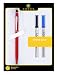 Cross Click Pen Metallic Red with Extra Refills