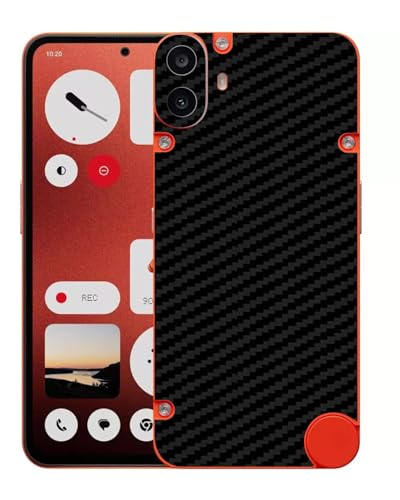 Image of Compatible with CMF Phone 1 5G Back Skin Sticker /Vinyl wrap /Protective Film Mobile Skin Carbon Fiber Black by Candeal Mizhan (only Back)
