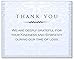 Elcer 20 Celebration of life Funeral thank you cards with envelopes Sympathy acknowledgment memorial Thank you Cards