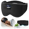 MUSICOZY Bluetooth Sleep Mask Headphones, 100% Blockout Sleep Headphones with Bluetooth 5.4, 16H Play, Soft Eye Mask with Headphone for Sleeping,Travel,Nap & Side Sleepers, Gift for Men/Women